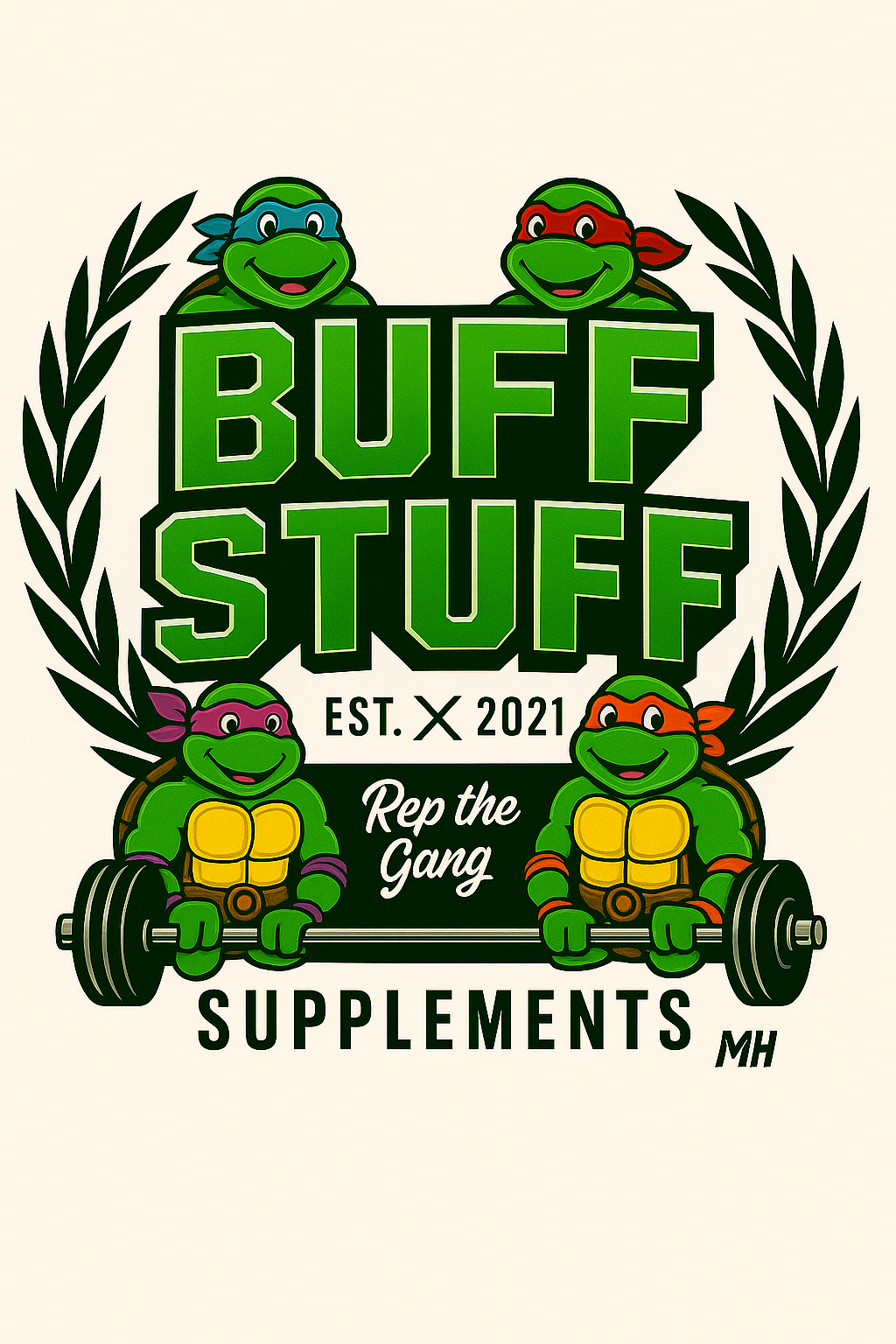 TMNT Buff Stuff logo